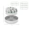 Mind Reader White 2-Tier Lazy Susan Granola Bar and Snack Organizer